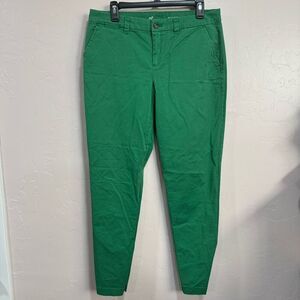 GAP Green Straight Leg Pants